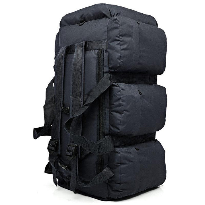 90L Large Capacity Waterproof Travel Hiking Backpack - Black - GEARTA