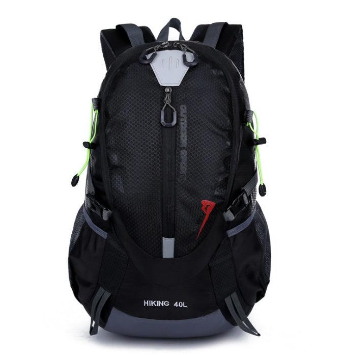 Travel Outdoor Hiking Student Backpack - Black - GEARTA