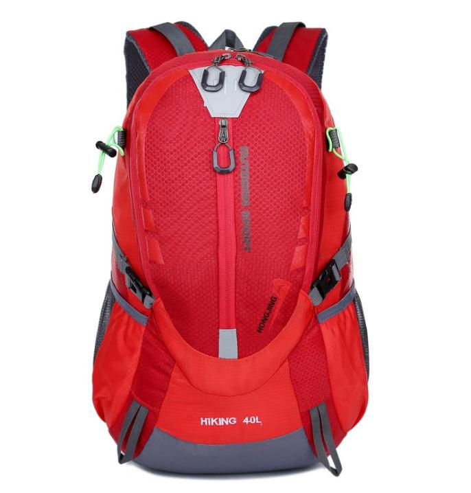 Travel Outdoor Hiking Student Backpack - Red - GEARTA