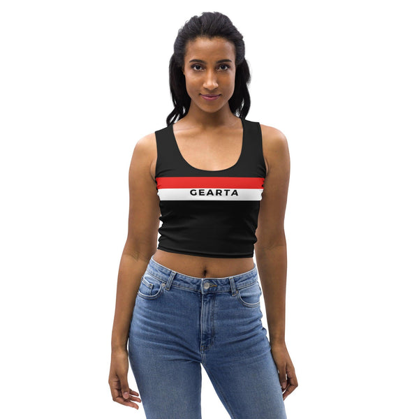 Black Block Crop Top - XS - GEARTA