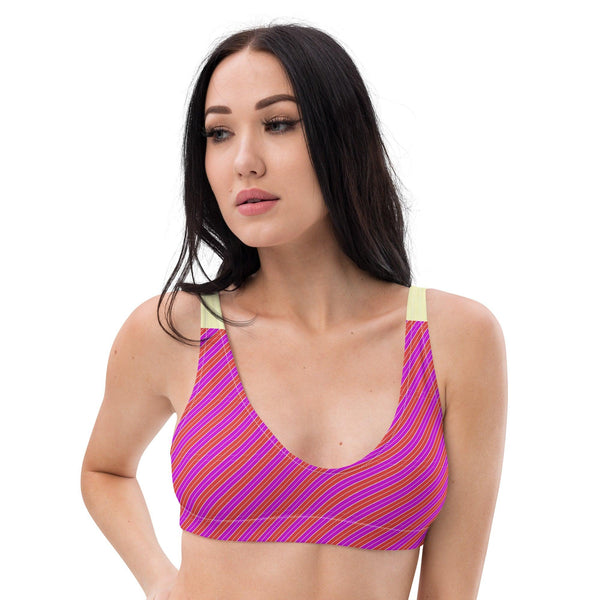 Hot Summer Pink Padded Bikini Top - XS - GEARTA