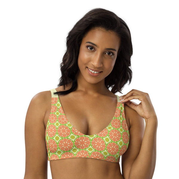 Bikini Padded Top with Tropical Appeal - XS - GEARTA