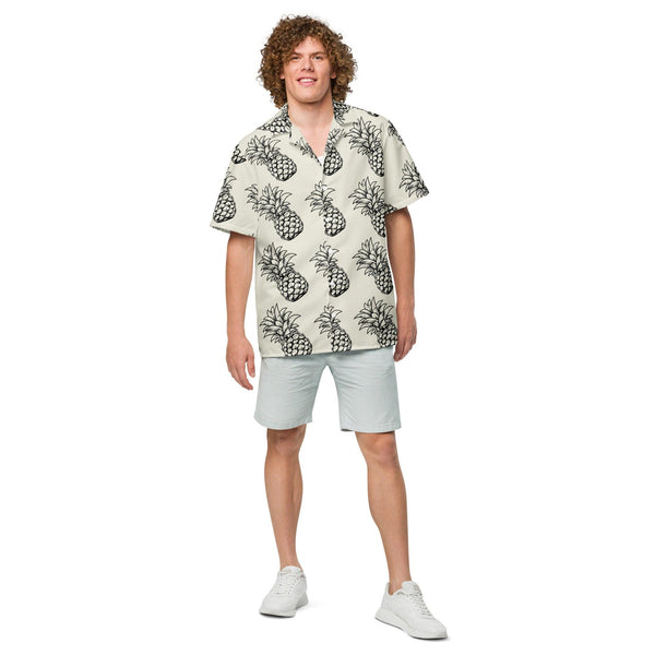 Chill Pineapple Vibes Hawaiian Button Up Shirt - 2XS - GEARTA