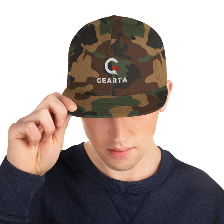 Versatile & Vibrant Snapback - Green Camo - GEARTA