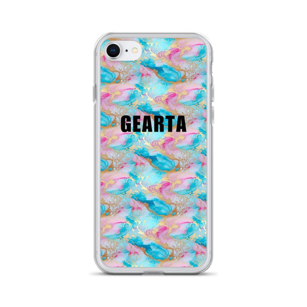 Marble Pink & Blue iPhone Case - iPhone 7/8 - GEARTA