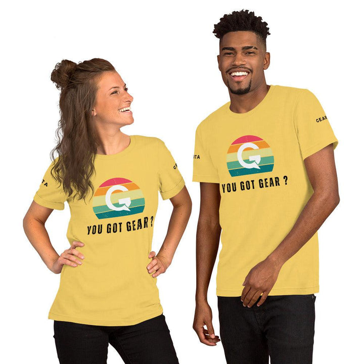 Gear Reminder for Amateurs - Gear Up Tee - Yellow / S - GEARTA